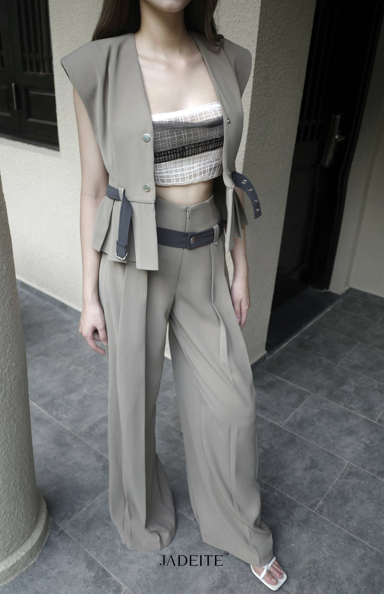 Cruella Cup x Can Moss Gile Top x Sammy Moss Pants - Jadeiteth