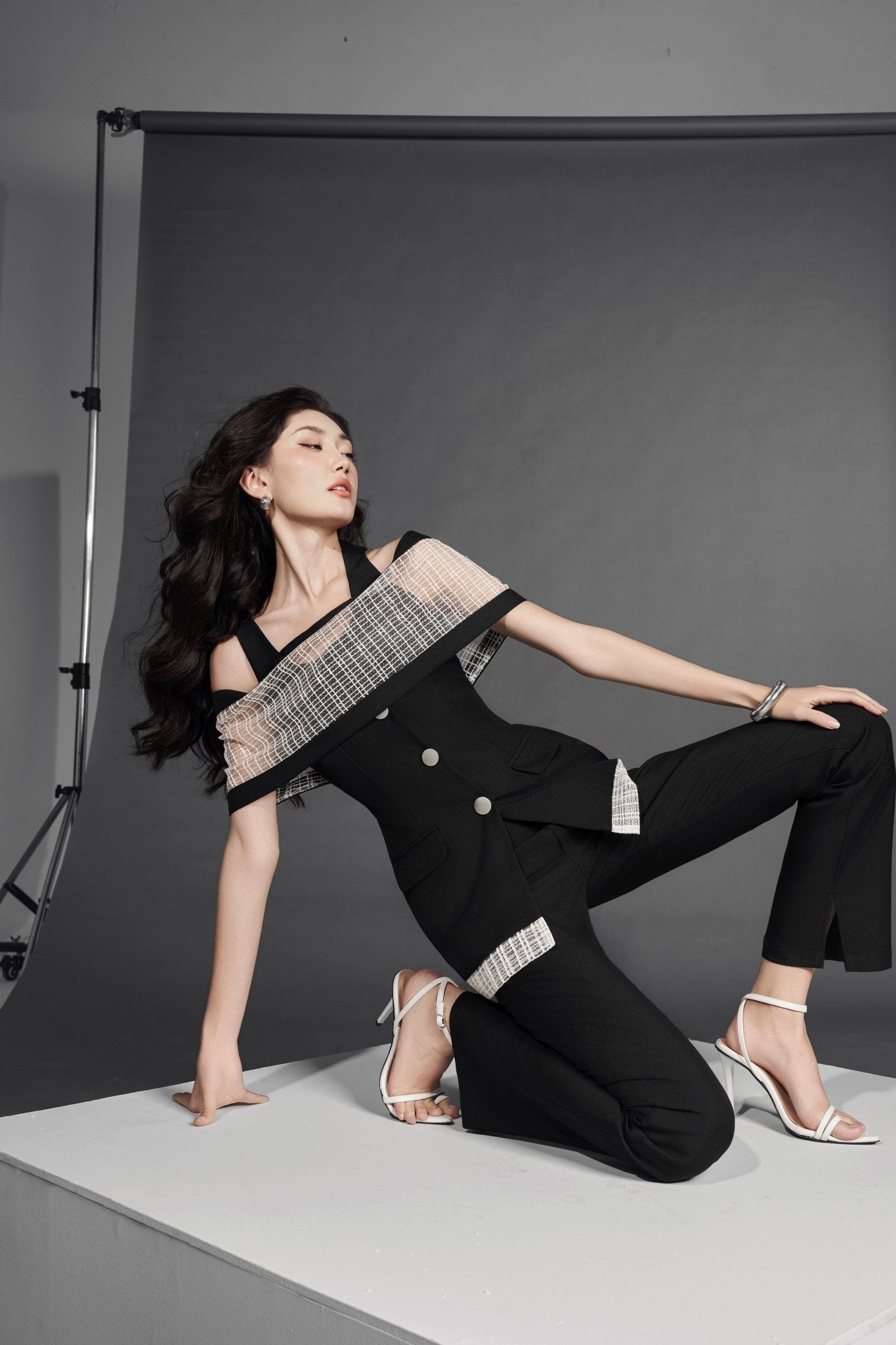 Half-Strap B Gile x Lan B Pants - Jadeiteth