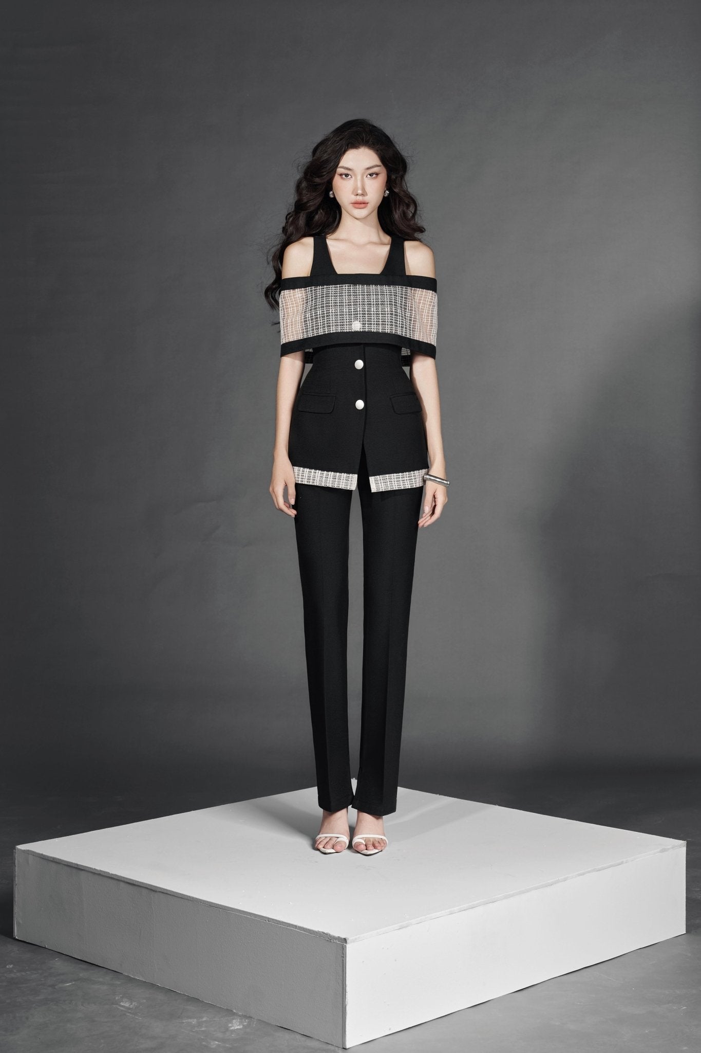 Half-Strap B Gile x Lan B Pants - Jadeiteth