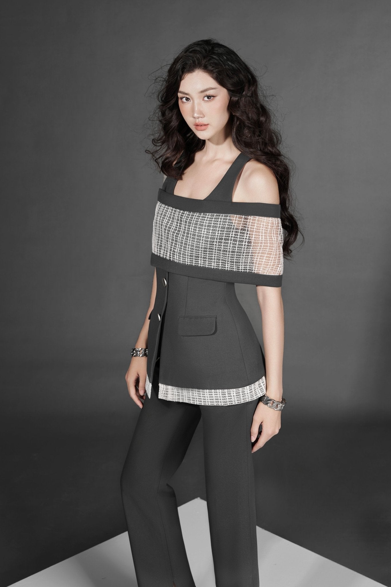 Half-Strap G Gile x Lan G Pants - Jadeiteth