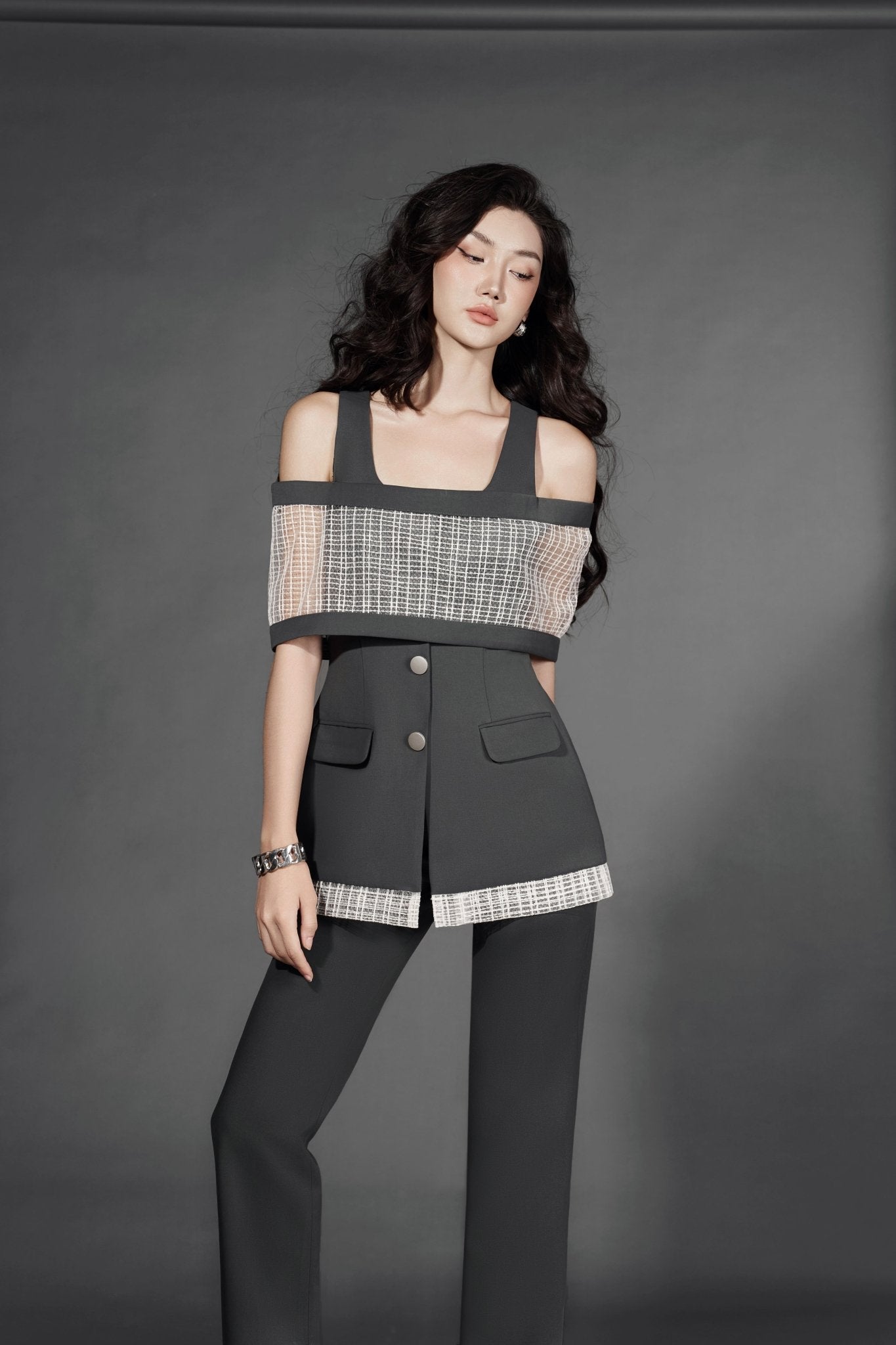 Half-Strap G Gile x Lan G Pants - Jadeiteth