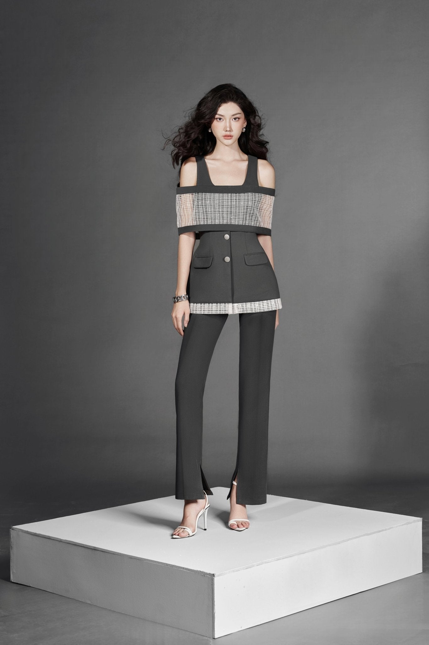 Half-Strap G Gile x Lan G Pants - Jadeiteth