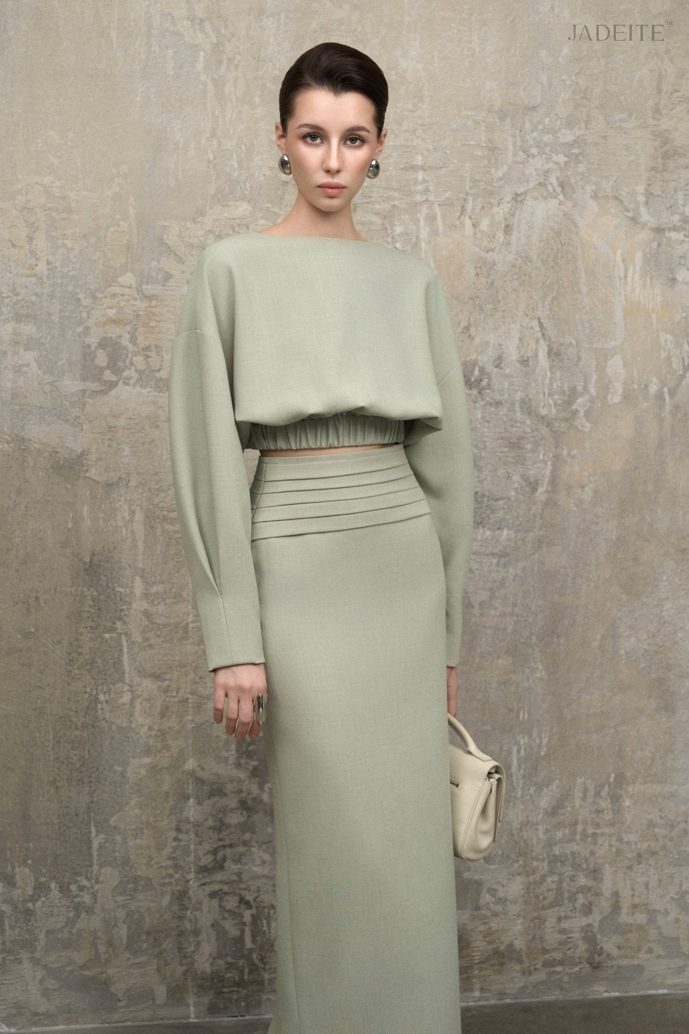 Mint Top x Mint Pencil Skirt - Jadeiteth