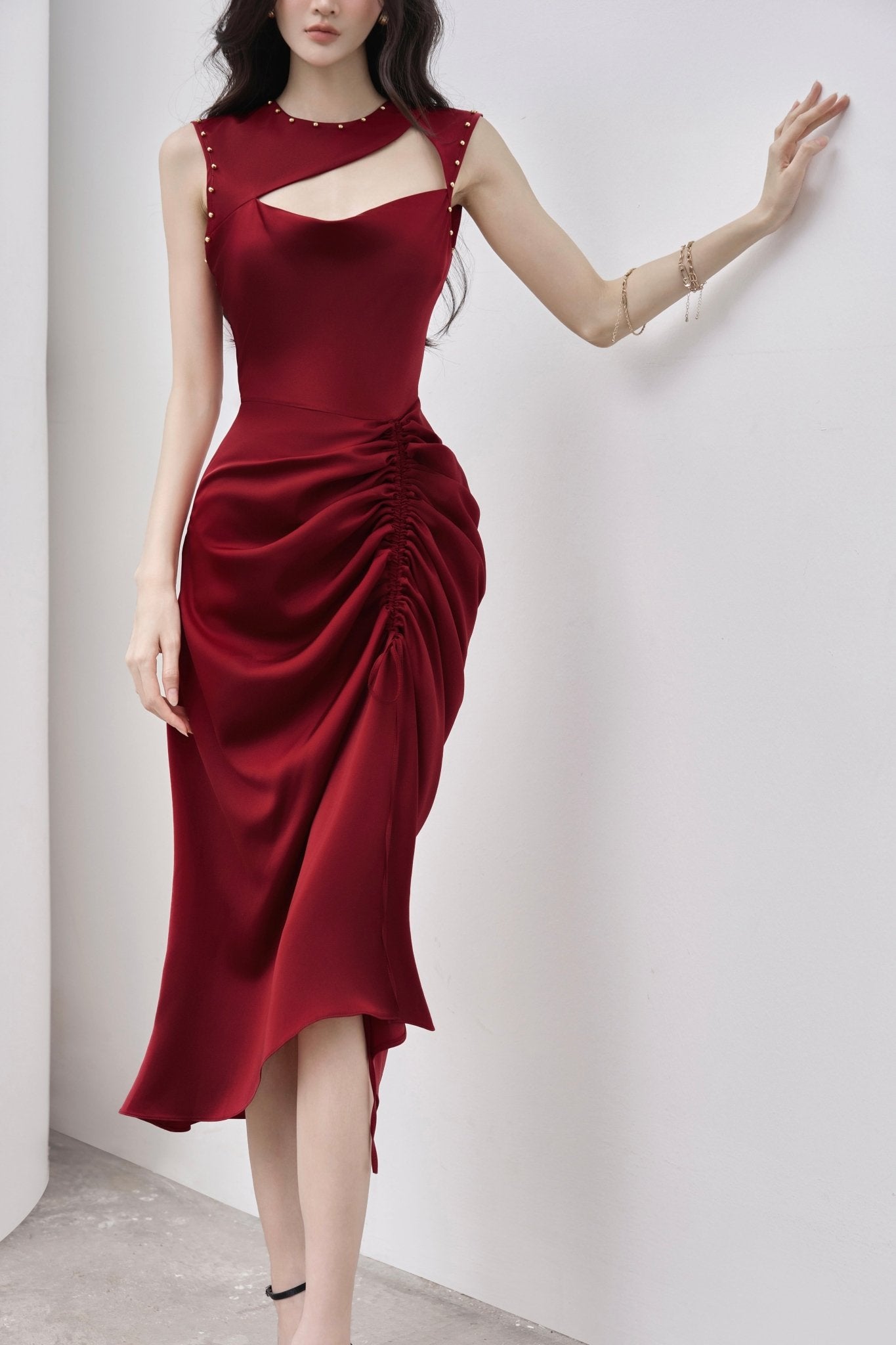 REDWINE DRESS - Jadeiteth