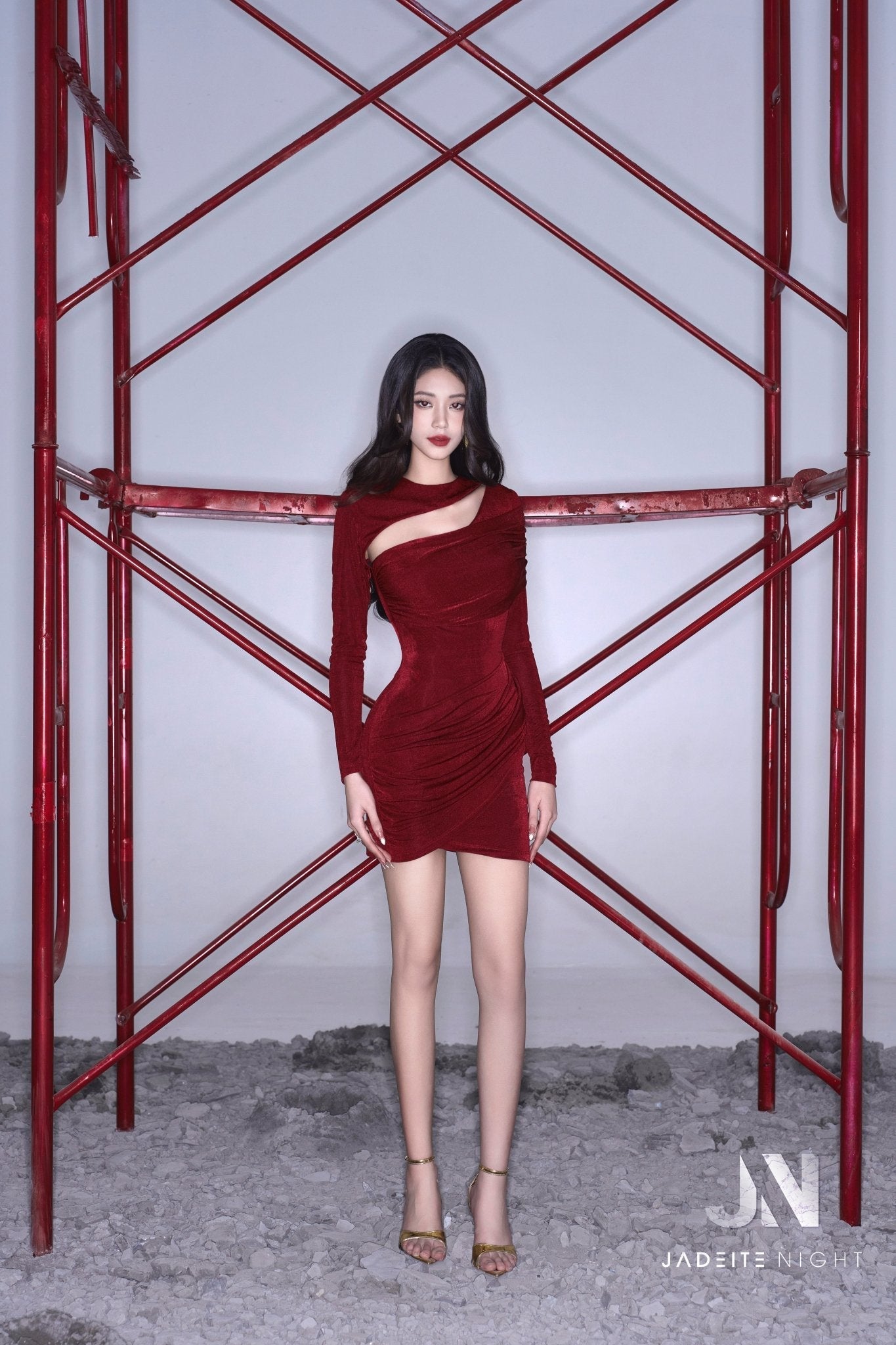 Shoulder wrap dress - Jadeiteth