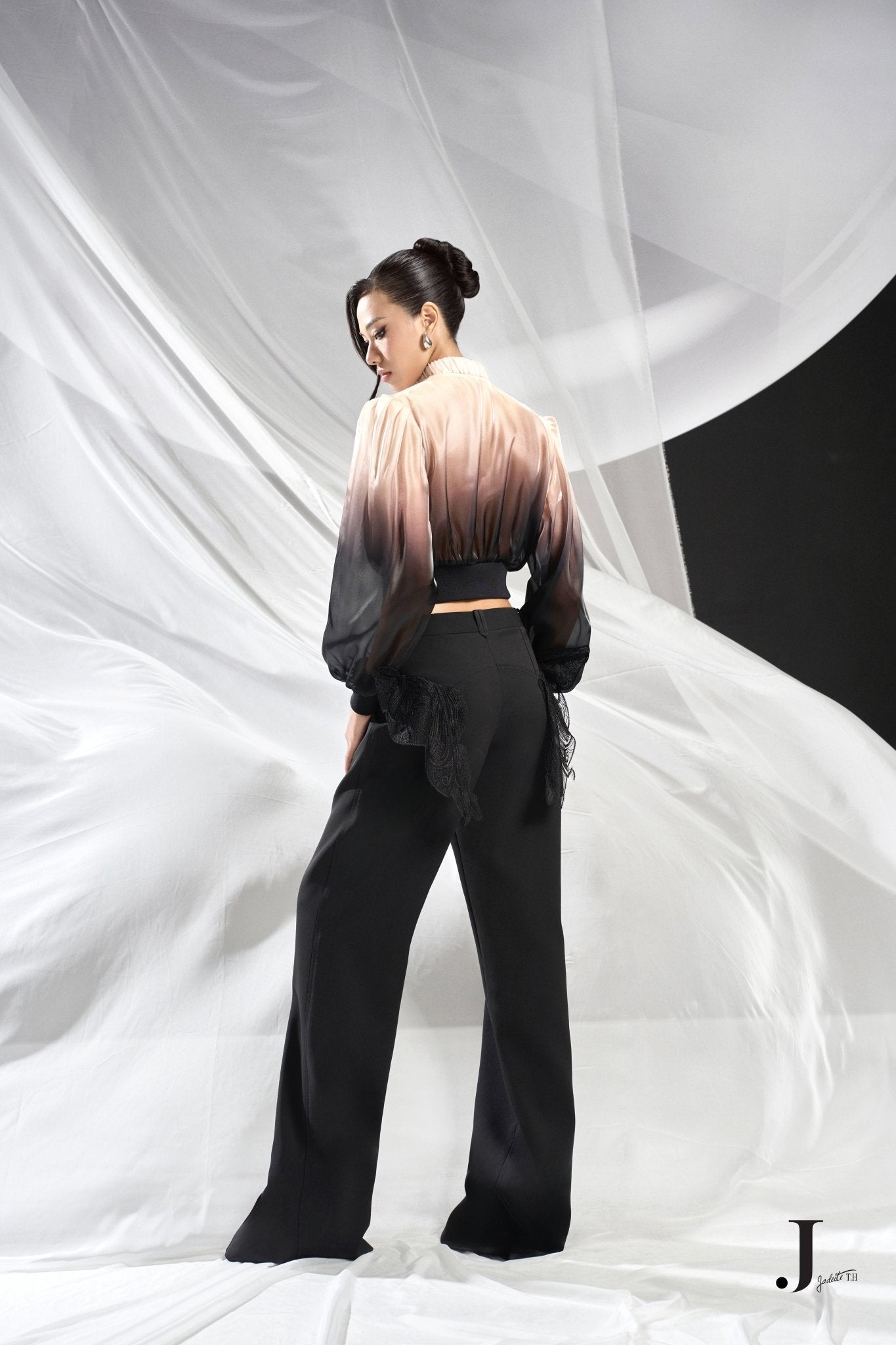 Vector Crop-Bomber x Zen Wings Pants - Jadeiteth